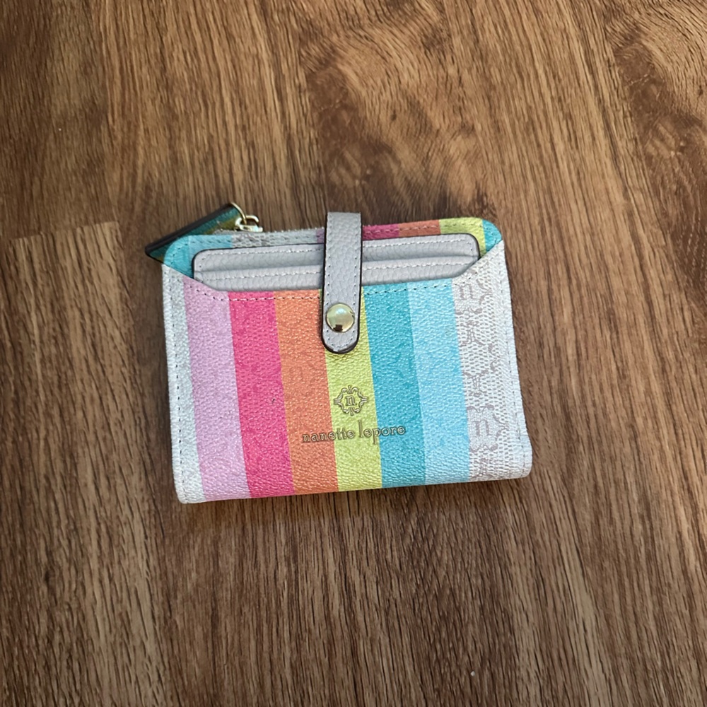 Nanette Lepore Multicolor Striped Wallet